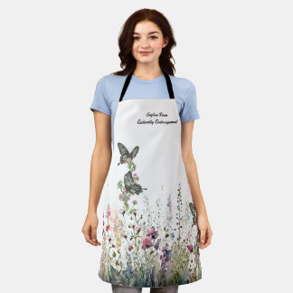 Prachtig handgeschilderd bedreigd Ceylon Roos Schort