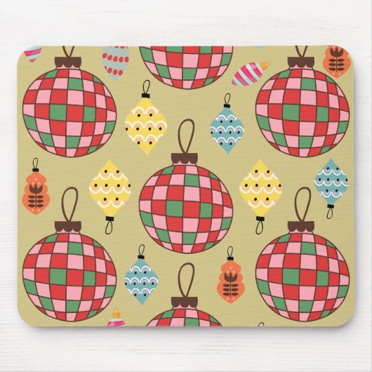 Prachtig handgetekende ornament Waterverf Muismat (Voorkant)