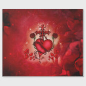 Prachtig hart cadeaupapier (Vlak)