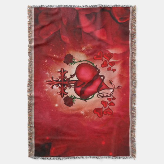 Prachtig hart deken (Voorkant Verticaal)