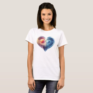 Prachtig hart "Een hart twee levens" T-shirt