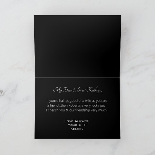 Prachtig hart gepersonaliseerd kaart (Binnen)