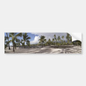 Prachtig Hawaii Beach Puhonua o Honaunau Panorama Bumpersticker (Voorkant)