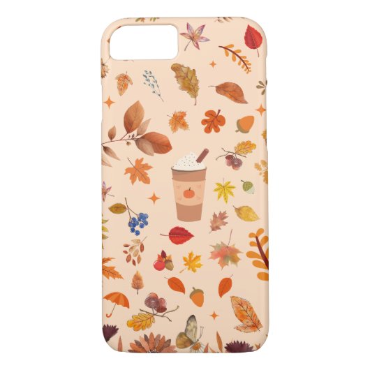 Prachtig herfst seizoensgebonden Herfst patroon Case-Mate iPhone Case (Achterkant)