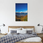 Prachtig herfstlandschap een uitzicht op de berg T Canvas Afdruk (Insitu (Slaapkamer))