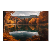 Prachtig herfstlandschap met kleurrijke bomen