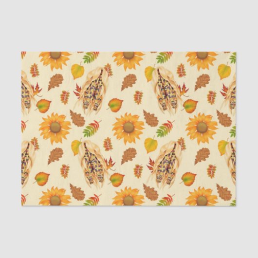 Prachtig herfstpapier tissuepapier (Voorkant)