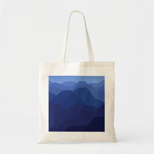 Prachtig heuvel uitzicht en zonsondergang tote bag (Voorkant)