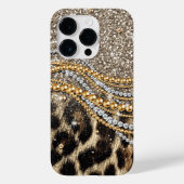 Prachtig Hoesje van de Leopard Faux Dierendruk (Achterkant)