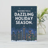 Prachtig Holiday Seizoen - Kerstmis Kerstkaart (Staand voorkant)