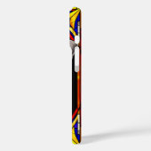 Prachtig hondenportret in Glas in lood artwork Case-Mate iPhone Case (Achterkant / Links)