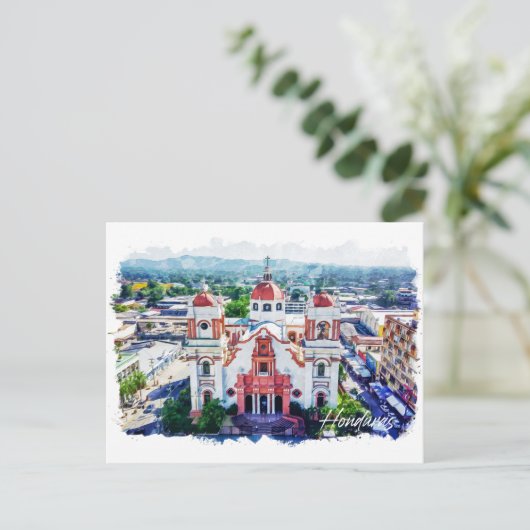 Prachtig Honduras Panorama Uitzicht Briefkaart (Staand voorkant)