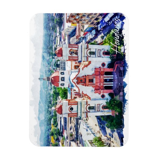 Prachtig Honduras Panorama Uitzicht Magneet (Verticaal)