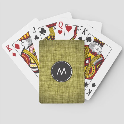 Prachtig hout 7 pokerkaarten (Achterkant)