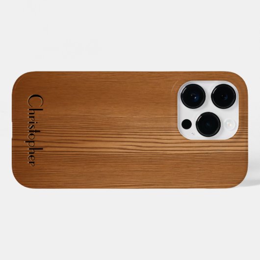 Prachtig hout - houten Case-Mate iPhone case (Achterkant (horizontaal))