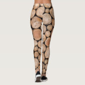 Prachtig hout leggings (Achterkant)