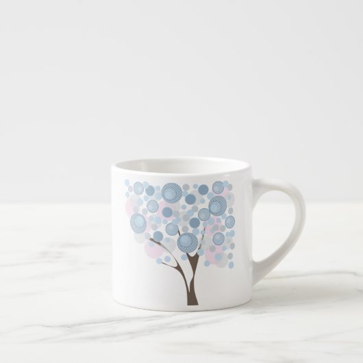 Prachtig, hout, natuur espresso kop (Rechts)