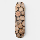 Prachtig hout persoonlijk skateboard (Voorkant)