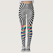 Prachtig hypnotisch en psychologisch design. leggings (Voorkant)
