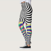 Prachtig hypnotisch en psychologisch design. leggings (Links)