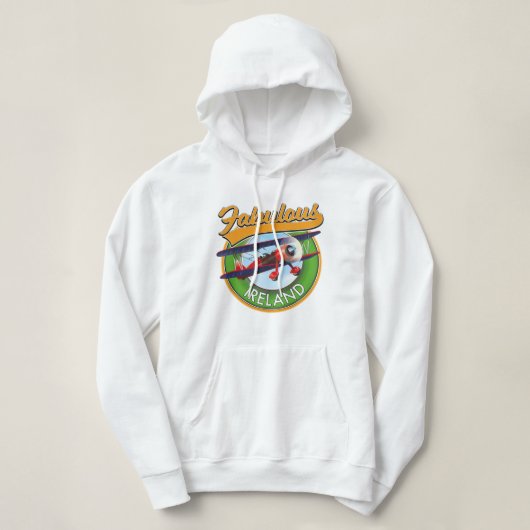 Prachtig Ierland reis patch. Hoodie (Design voorkant)