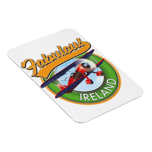 Prachtig Ierland reis patch. Magneet (Rechterzijde)