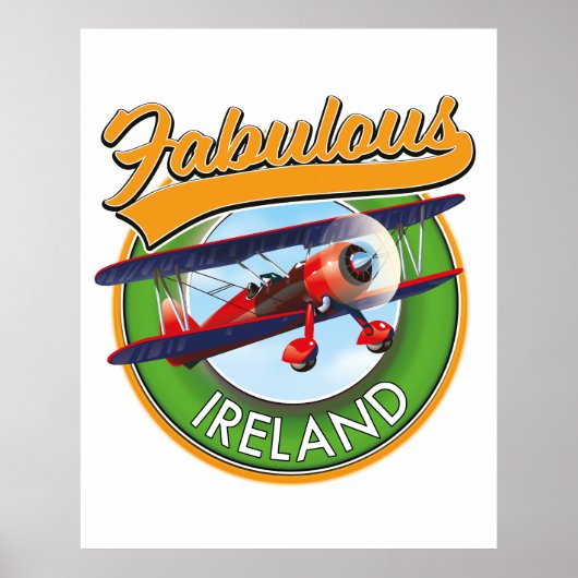 Prachtig Ierland reis patch. Poster (Voorkant)