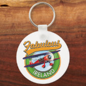 Prachtig Ierland reis patch. Sleutelhanger (Voorkant)