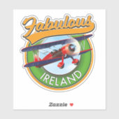 Prachtig Ierland reis patch. Sticker (Vel)