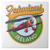 Prachtig Ierland reis patch. Tegeltje (Voorkant)