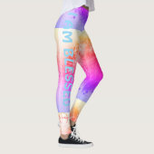 prachtig "Ik ben gezegend Groen" Leggings (Rechts)