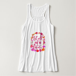 Prachtig Inspirerend Floral Bouquet Tanktop