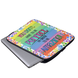 Prachtig Inspirerend regenboog Laptop Sleeve