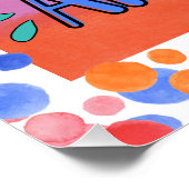 Prachtig Inspirerend regenboog Perfect Poster (Hoek)