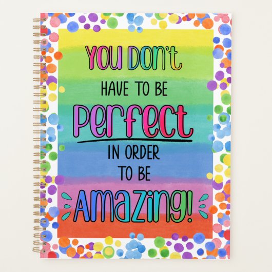 Prachtig Inspirerend regenboog Planner (Voorkant)