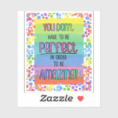 Prachtig Inspirerend regenboog Sticker (Vel)