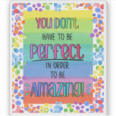 Prachtig Inspirerend regenboog Sticker (Voorkant)