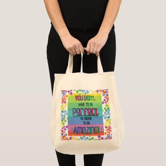 Prachtig Inspirerend regenboog Tote Bag (Voorkant (product))