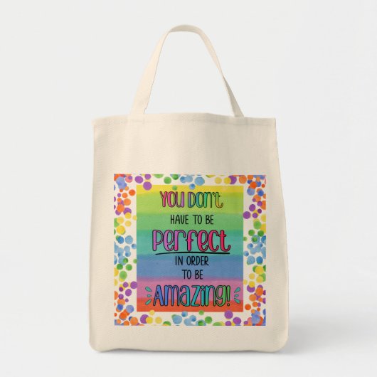 Prachtig Inspirerend regenboog Tote Bag (Voorkant)
