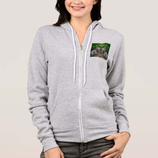 Prachtig Iris Fantasie Pad Hoodie (Voorkant)