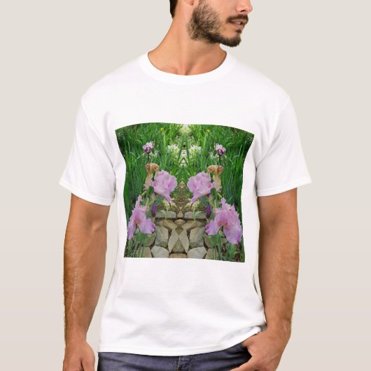 Prachtig Iris Fantasie Pad T-shirt (Voorkant)
