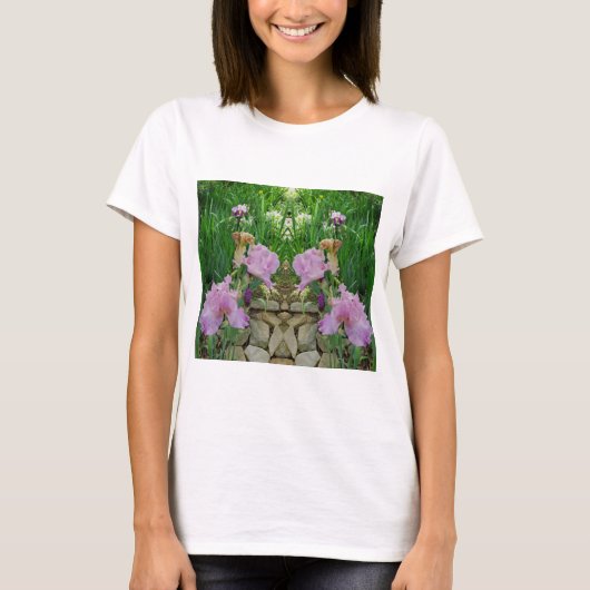 Prachtig Iris Fantasie Pad T-shirt (Voorkant)