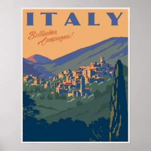 Prachtig Italiaans platteland Poster