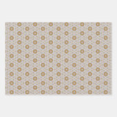 Prachtig ivoor en goud oogverblindend design inpakpapier vel (Voorkant 2)