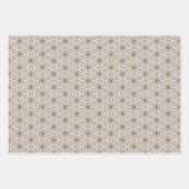 Prachtig ivoor en goud oogverblindend design inpakpapier vel (Voorkant)