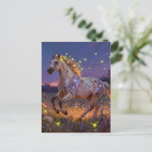 Prachtig jaar van het paard  briefkaart (Staand voorkant)