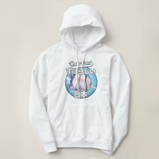 Prachtig Japan engel vis logo Hoodie (Design voorkant)