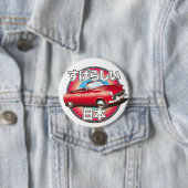 Prachtig Japan Tokyo-logo. Ronde Button 7,6 Cm (In situ)