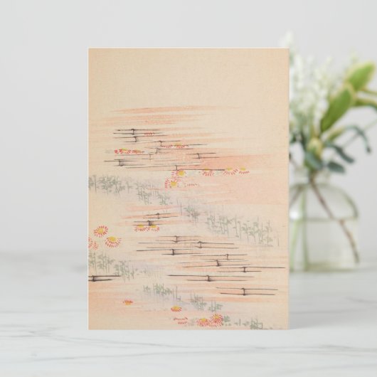 Prachtig  Japans design Kaart (Staand voorkant)