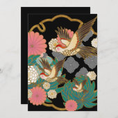 Prachtig Japans design Kaart (Voorkant / Achterkant)